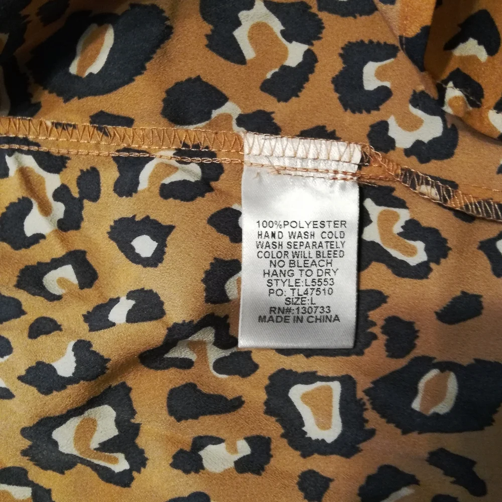 Umgee Animal Print Dress - Picture 12 of 12